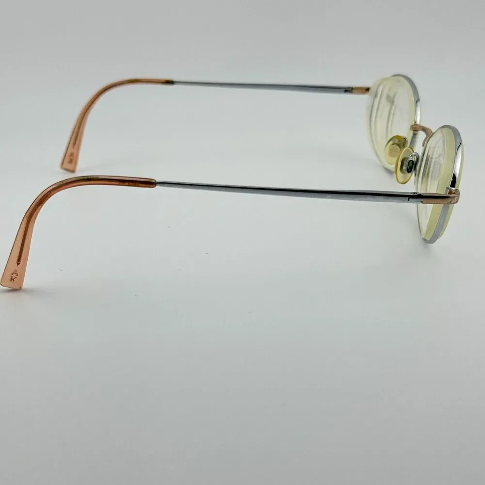 Anne Klein‎ Eyeglasses Frames 9032 K1216 Silver Gold Gray 50-19-135 H12209